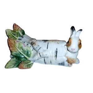 Fitz and Floyd Classics High Sierra Bunny Rabbit Tree Salt or Pepper Shaker RARE